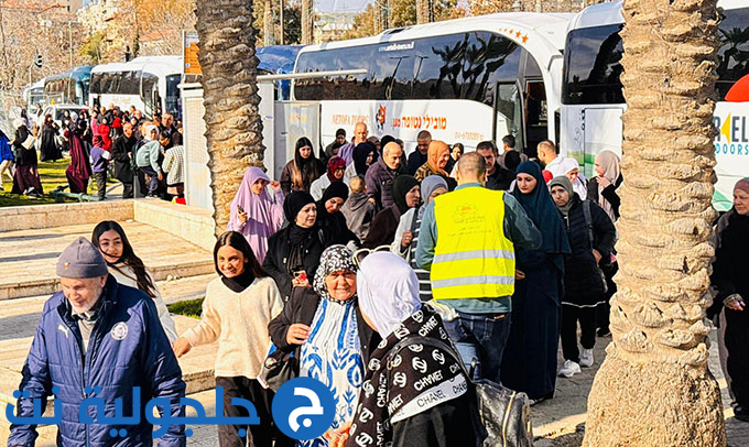 الاهل في جلجولية يُلبون نداء جمعية الأقصى، يشدون الرحال إلى المسجد الأقصى المبارك